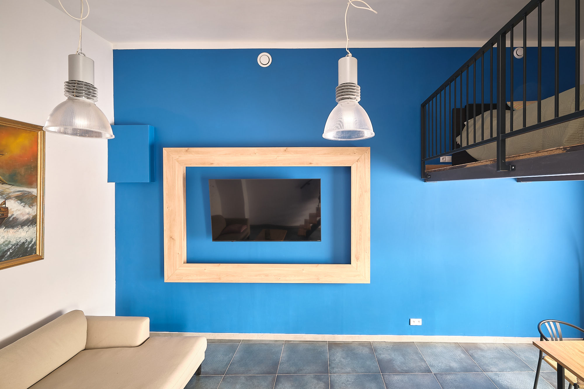 Apartament Rynek salon z TV
